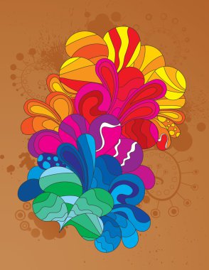 Funky background clipart