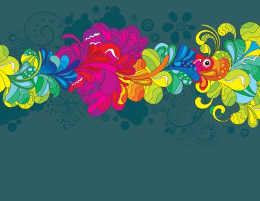 Funky background clipart