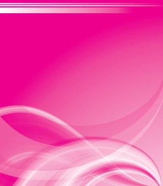 Pink background with silky wave
