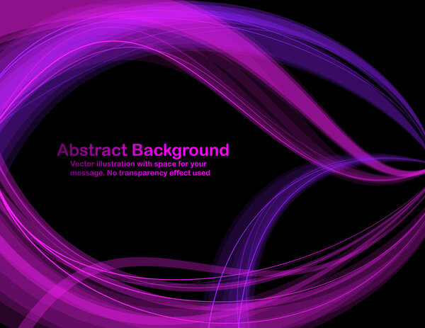 Abstract pink and purple waves