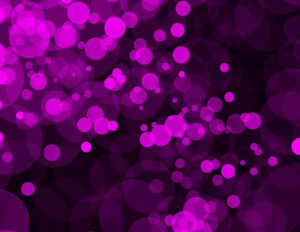 与透明圆圈抽象粉红和黑色背景 — 图库矢量图片