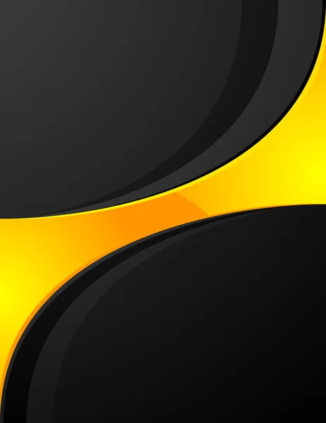 Noir et jaune — Image vectorielle