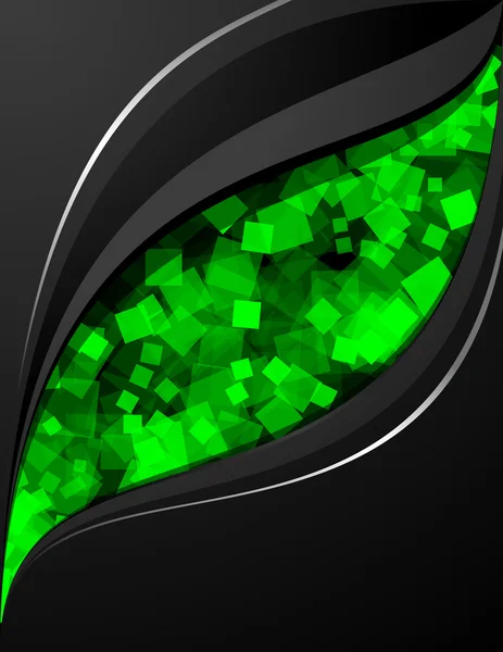 Чорно-зелений фон — стоковий вектор