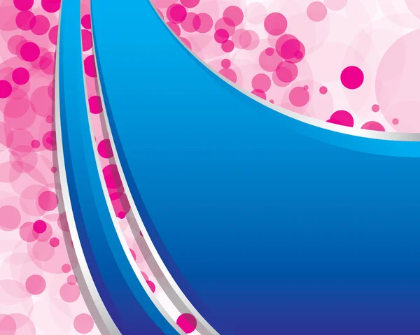 Vektor Hintergrund in blau rosa und weißen Farben — Stockvektor