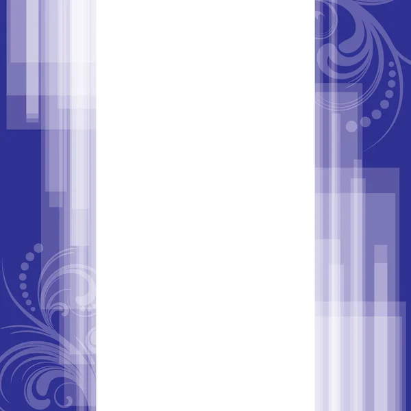 Blå och vit abstrakt bakgrund — Stock vektor