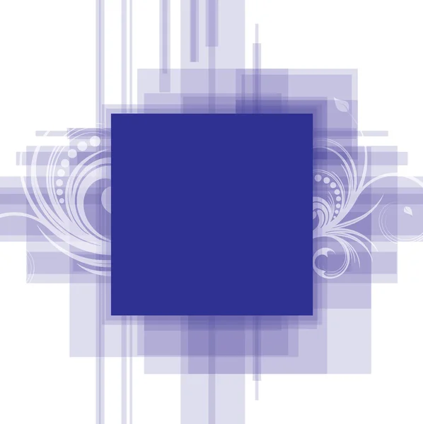 Kék-fehér elvont háttér — Stock Vector