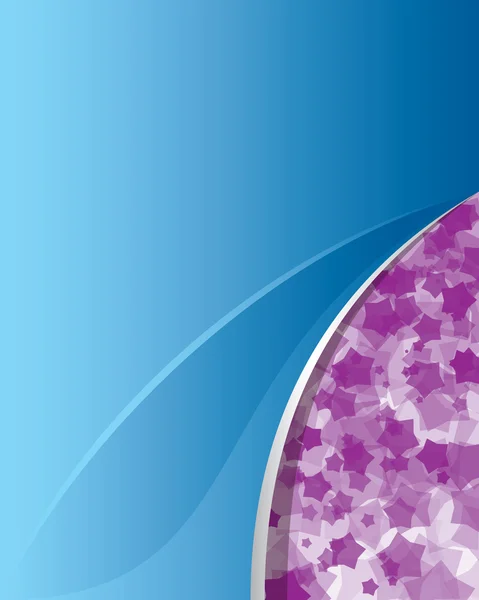 Fond bleu et violet — Image vectorielle