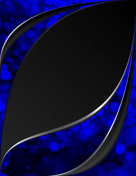 Синий и чёрный фон — стоковый вектор