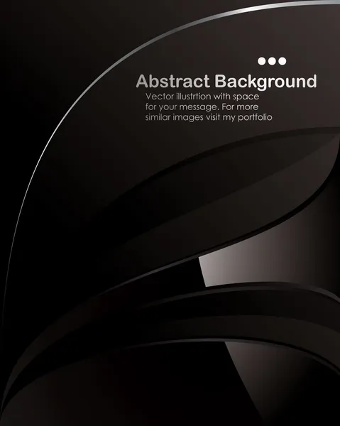 Black tech background — Stock Vector