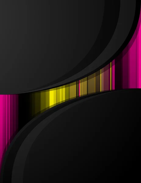 Fond lisse noir — Image vectorielle