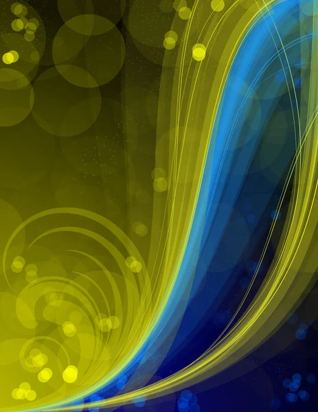 Bleu jaune — Image vectorielle