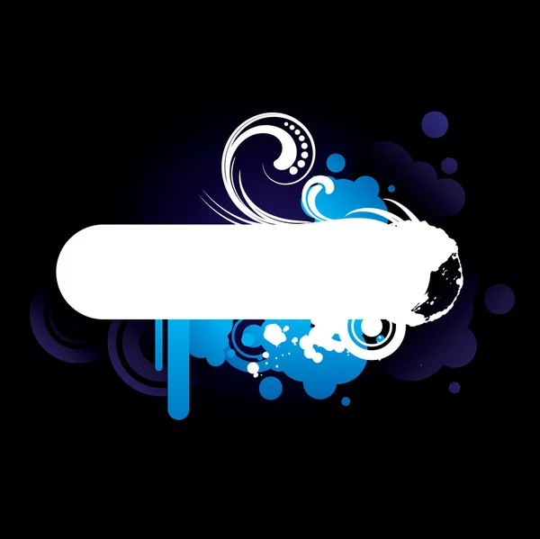 Grunge μπλε πλαίσιο — Διανυσματικό Αρχείο