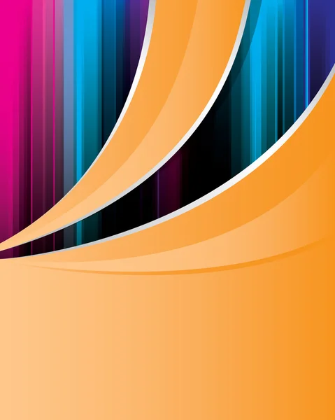 Ren orange bakgrund — Stock vektor