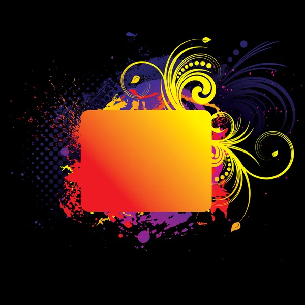 Modèle grunge coloré — Image vectorielle