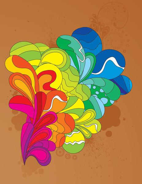 Attractive wacky graphic