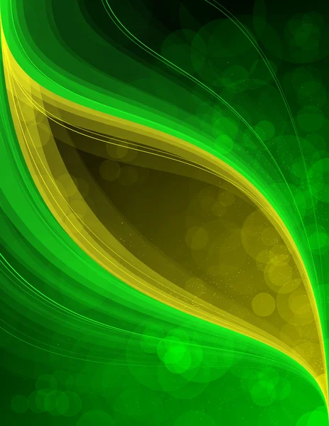 Zelené a žluté — Stockový vektor