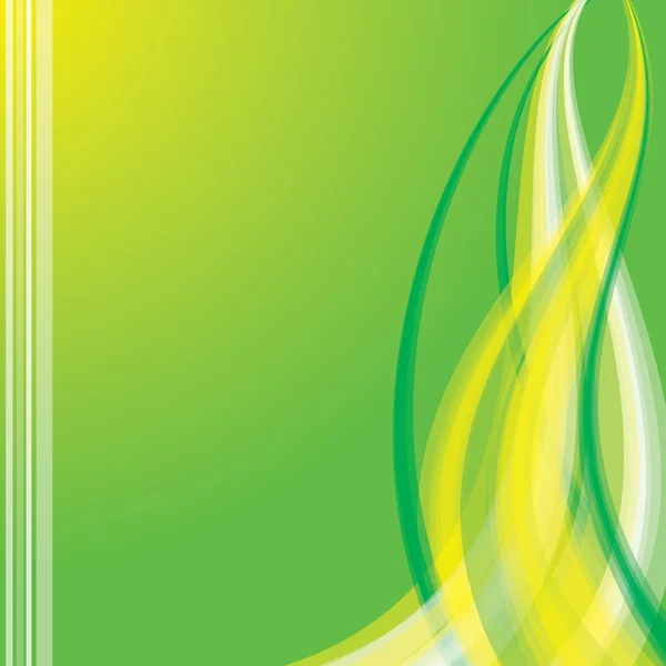 Fond vert soyeux — Image vectorielle