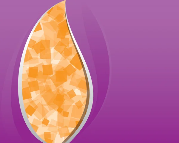 Orange und lila Hintergrund — Stockvektor