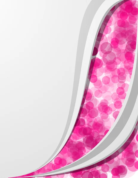 Roze witte eps10 — Stockvector