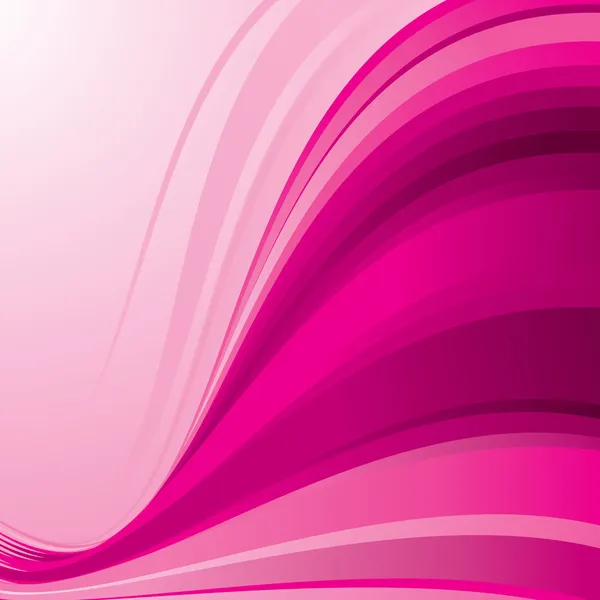 Rosafarbene Schleifenwelle — Stockvektor