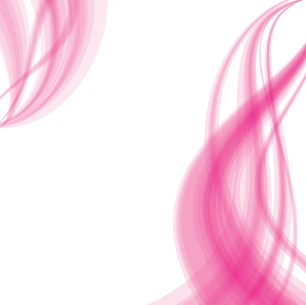粉红丝带波 — 图库矢量图片