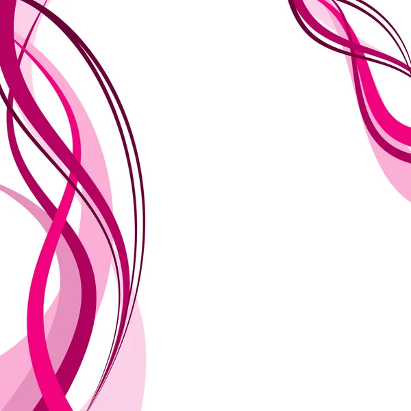Розовая лента — стоковый вектор