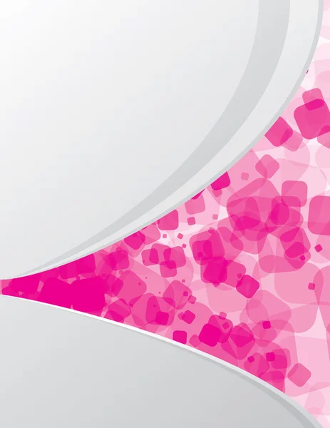 분홍색과 흰색 디자인 — 스톡 벡터