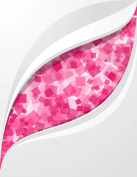 Design rosa e bianco — Vettoriale Stock