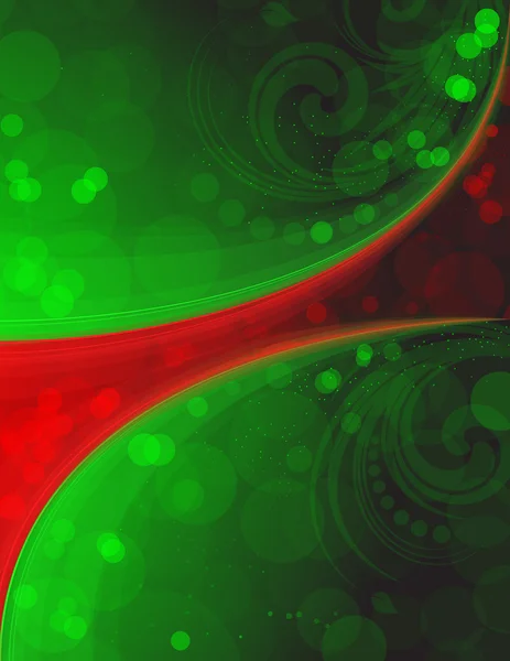 빨강과 녹색 — 스톡 벡터