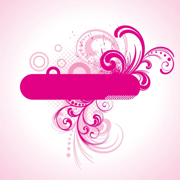 Roze grunge samenstelling — Stockvector