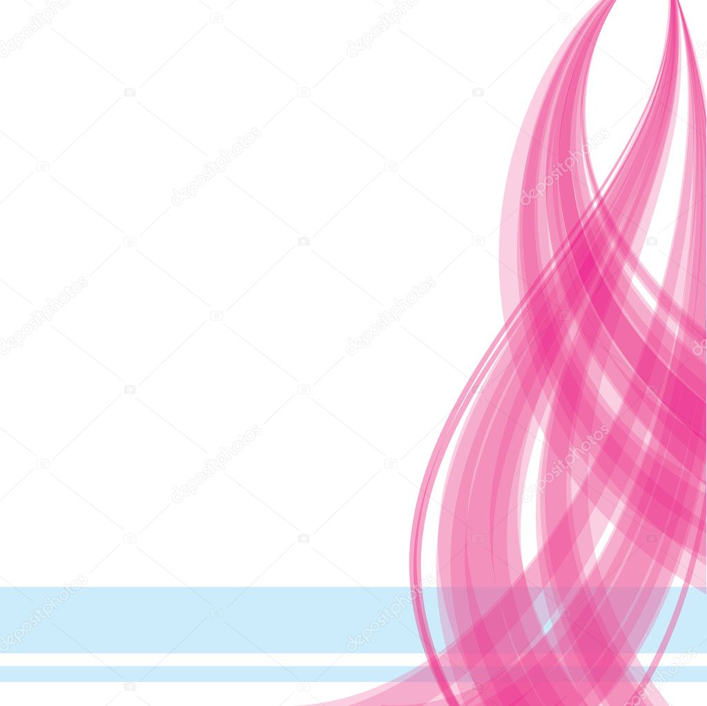 Background with pink waves