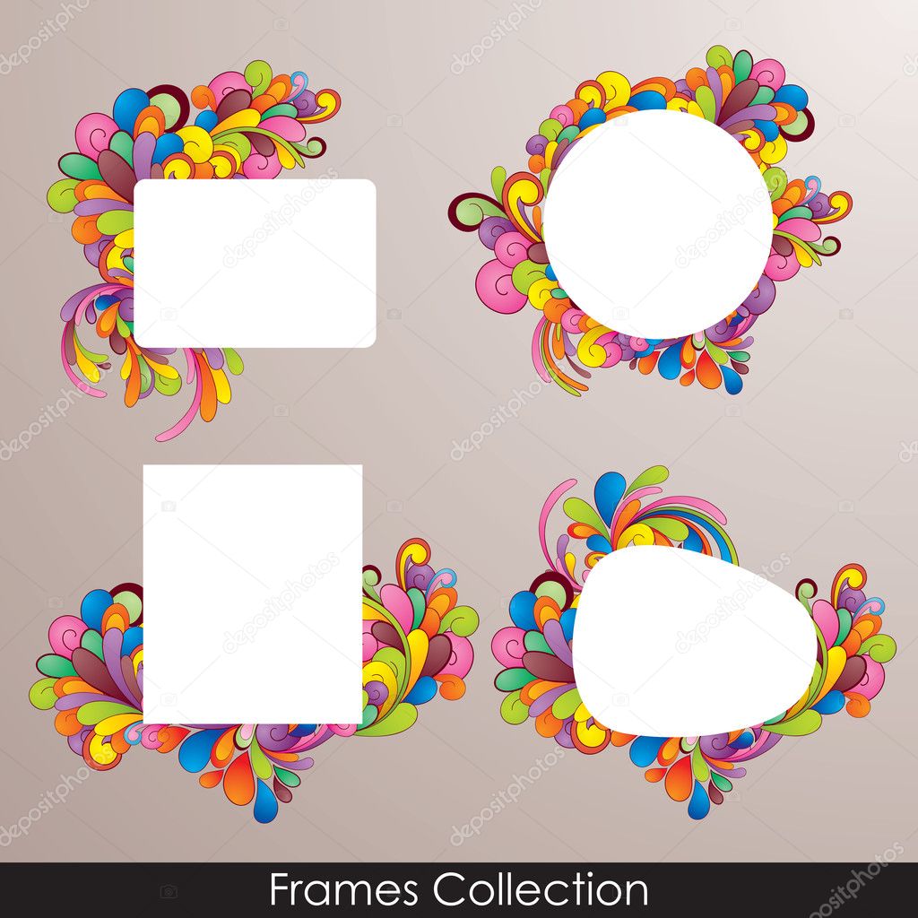 Hand drawn frames collection