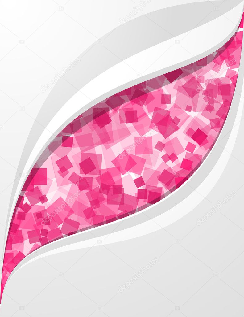 Pink and white design