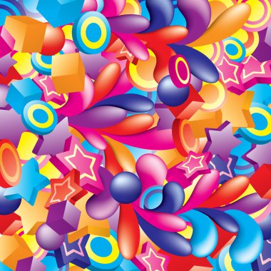 Super colorful background clipart