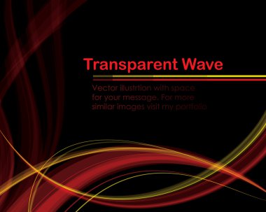 Transparent wave bg deluxe clipart