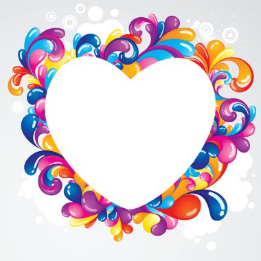 Wacky heart clipart