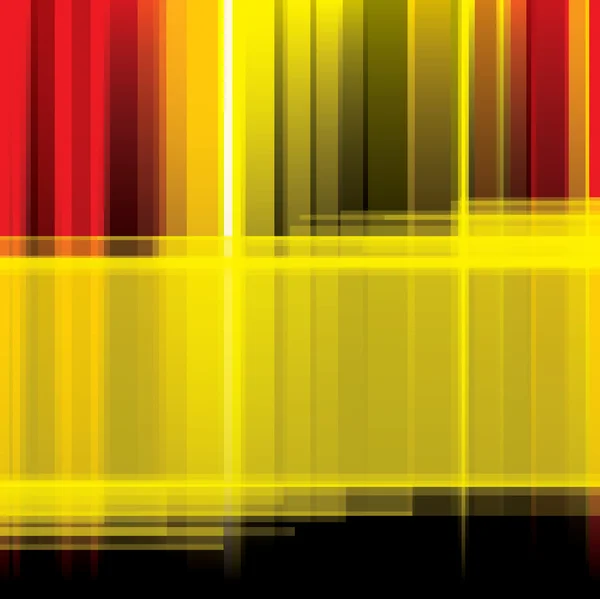 Gele, rode, zwarte strepen — Stockvector