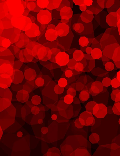 Transparente rote Zellen — Stockvektor