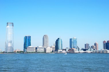 Jersey city skyline clipart