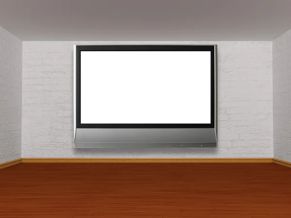 Zimmer mit LCD-Fernseher — Stockfoto
