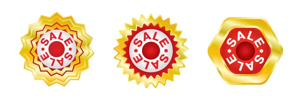 Collection of sale labels — Stock Photo, Image