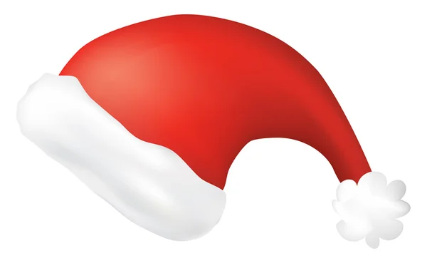 Червоний Санта Клауса капелюх — стокове фото