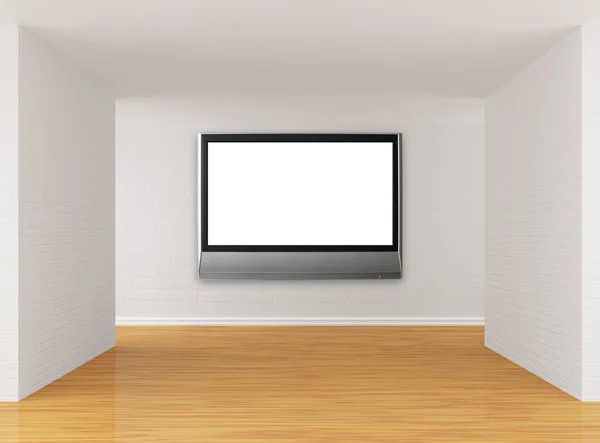 Room with lcd tv — Stock Photo, Image