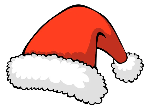 Santa şapka — Stok Vektör