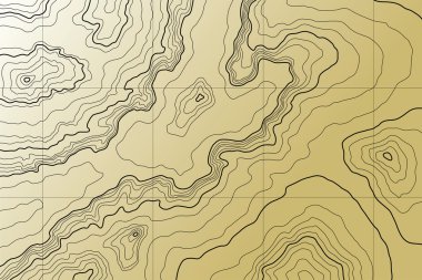 Abstract topographic map clipart
