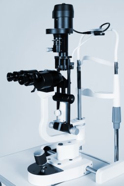 Modern microscope clipart