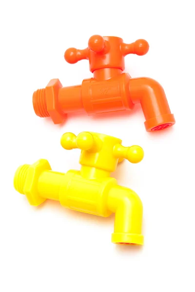 Plastic faucet — Stock Photo, Image