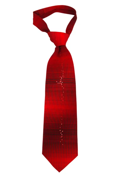 Röd randig halsduk — Stockfoto