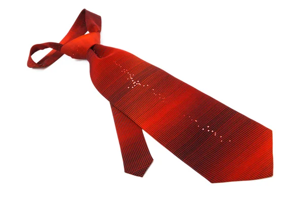 红色条纹的领带 — 图库照片