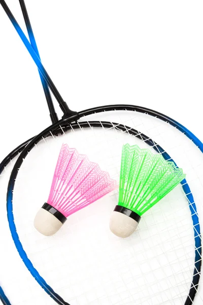 Raquette et badminton navette — Photo